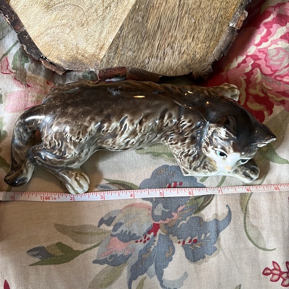 Vintage MCM Porcelain Glazed Cat / Kitty - Picture 13 of 15